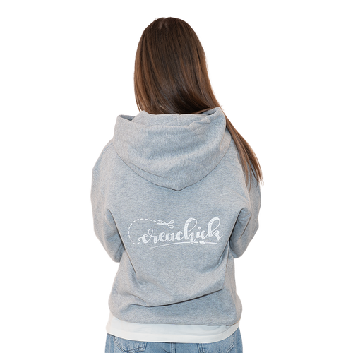 CreaChick Hoodie Grijs