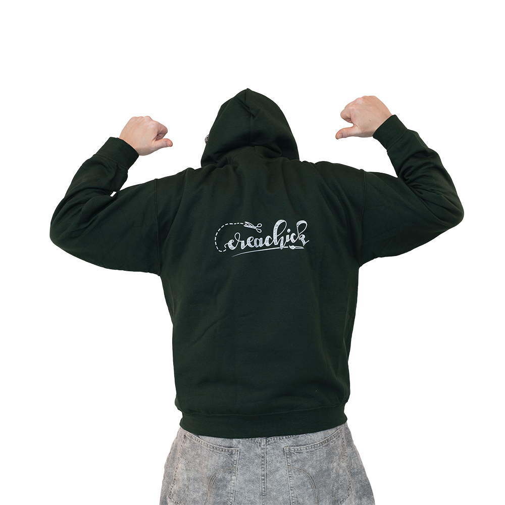 CreaChick Hoodie Groen