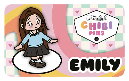 De nieuwe CreaChick Chibi pin van Emily