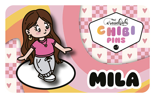 De nieuwe CreaChick Chibi pin van Mila