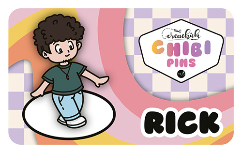 De nieuwe CreaChick Chibi pin van Rick