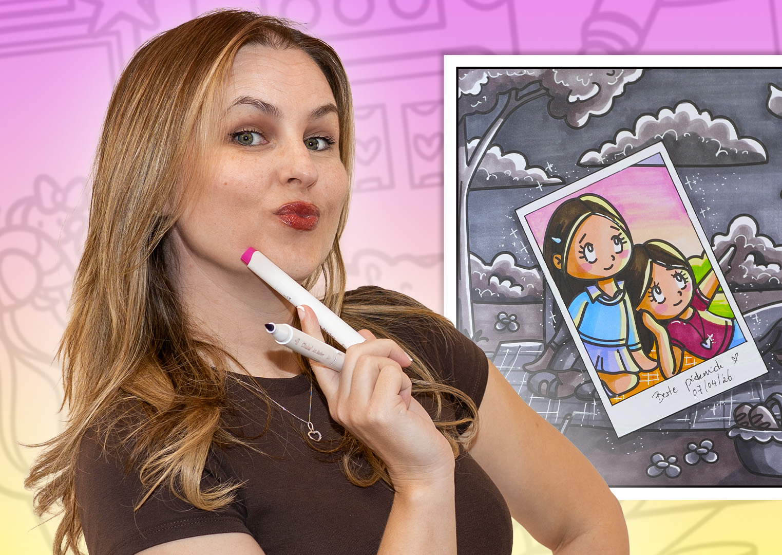 CreaChick Kleurplaat workshop