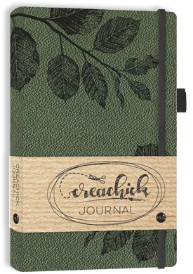 CreaChick Journal Groen Productfoto