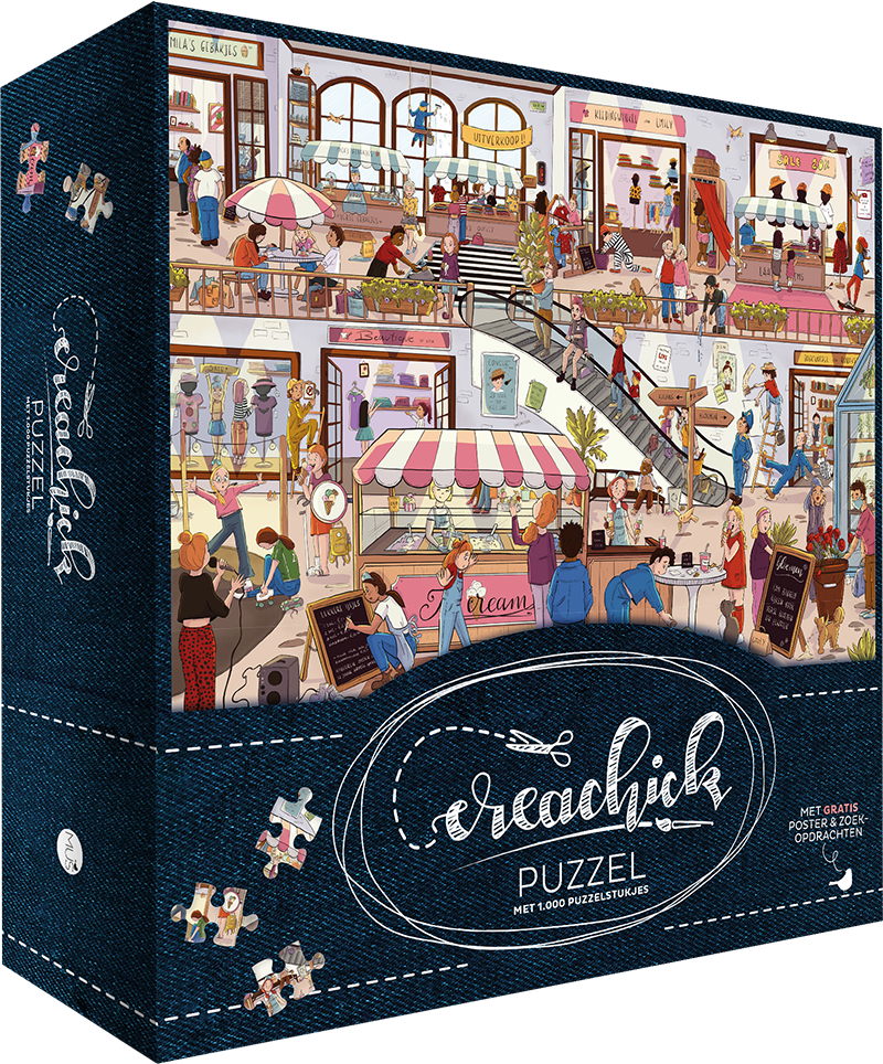 Verheugen meer en meer Eindig CreaChick Puzzel 1000 stukjes | Producten | CreaChick.nl